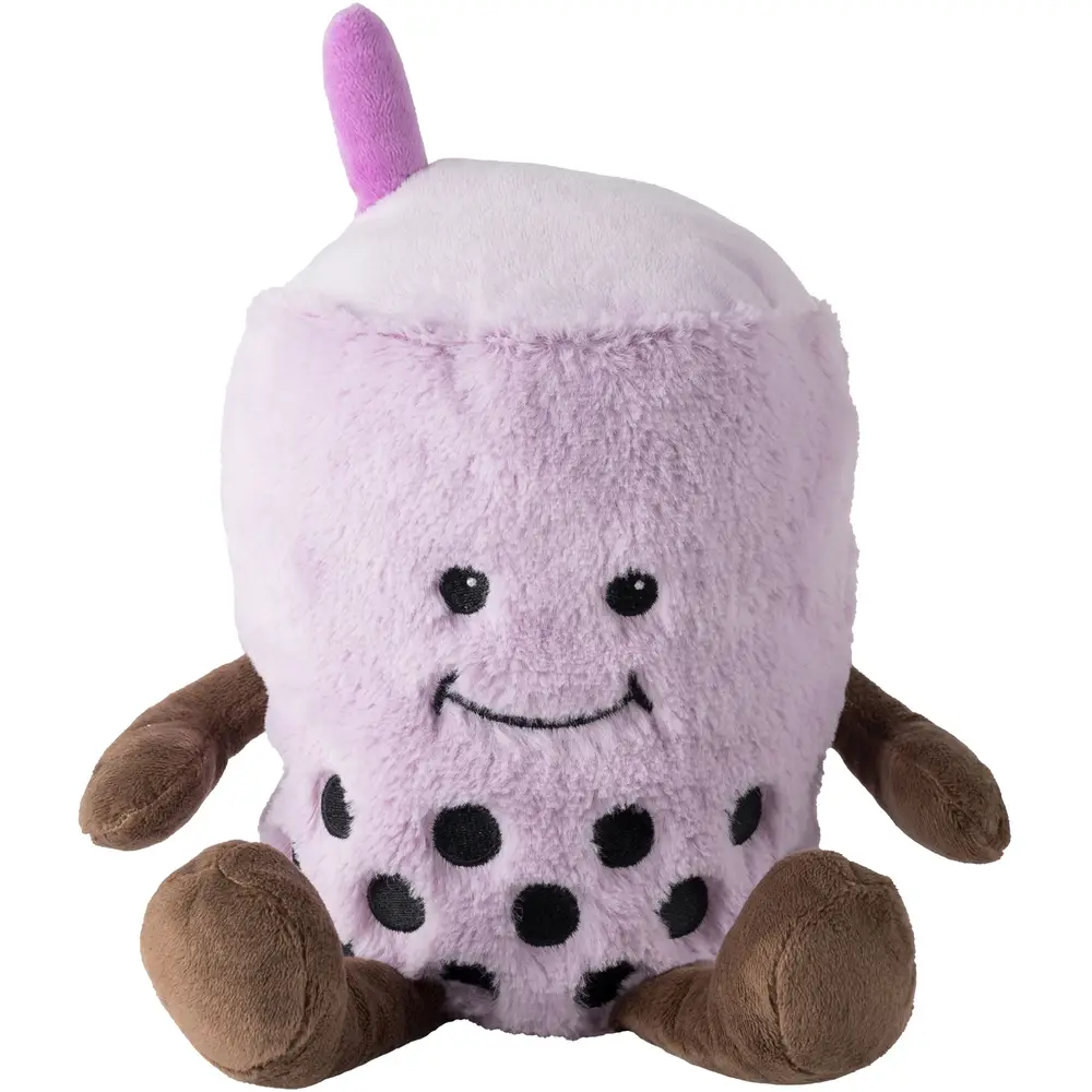Warmies Bubble Tea peluche chauffante parfum lavande violet bleu