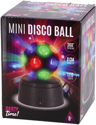 KiddyGo boule disco mini - éclairage de fête coloré pour enfants