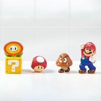 Tomy badspeelgoed Mario set - 4 stuks Mario figuren voor in bad