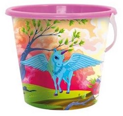 Adriatic speelgoed emmer Magic Unicorn Ø18x15cm voor buitenplezier