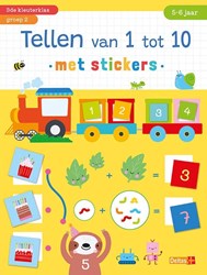 Deltas telboek leren tellen met stickers voor kinderen 5-6 jaar