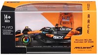 Bburago F1 speelgoedauto McLaren MCL39 2025 Piastri schaalmodel 1:43