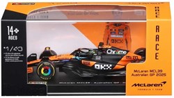 Bburago F1 speelgoedauto McLaren MCL39 2025 Piastri schaalmodel 1:43