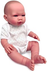 Asi babypop Maria met zacht lijfje - wit - poppen speelgoed