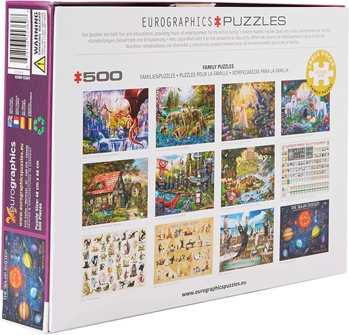 Eurographics puzzle Système Solaire XXL - 500 pièces XL - jouet éducatif-3