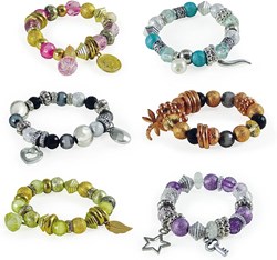 Buki bracelet breloques perles - jouet créatif création de bijoux