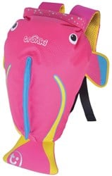Trunki Paddlepak Waterdichte Rugzak Medium - Coral de Tropische Vis