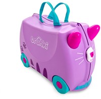 Trunki kinderkoffer - Kat Cassie ride-on trolley 18L paars-2