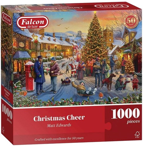 Falcon Christmas Kerstpuzzel - 1000st.