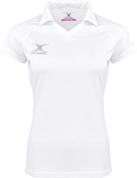 Gilbert Maillot de netball Eclipse filles 5-6 ans blanc sport