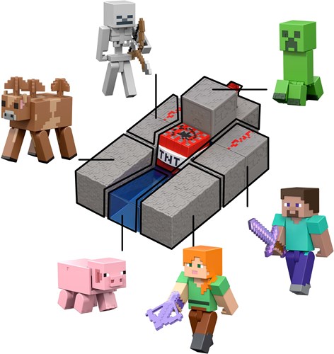 OttoSimon figurine Minecraft Creeper 8cm jouet-2