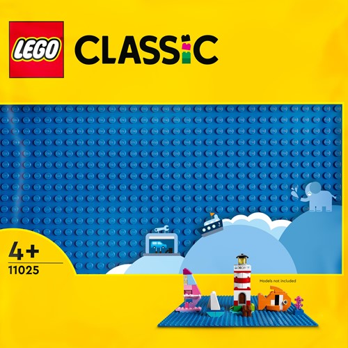 LEGO Classic Blauwe bouwplaat 32x32 Bord 11025 Blokken-3