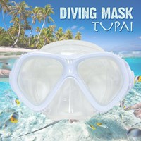 Schildkröt masque de plongée adulte Tupai - masque avec fenêtres latérales-2