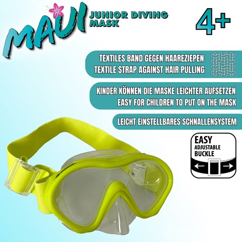 Schildkröt masque de plongée enfant Maui - masque tuba enfant plaisir aquatique-2