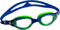Schildkröt Lunettes de natation enfant - silicone, anti-buée, bleu/vert