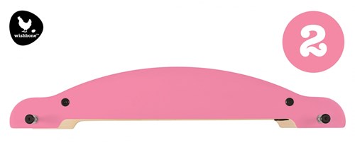 Wishbonebike loopfiets Mini-Flip Mix & Match Base roze houten speelgoed