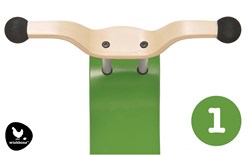 Wishbonebike Mini-Flip Mix & Match Top - Groen houten loopfiets