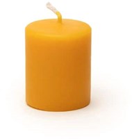 Dipam bougies piliers cire d’abeille durables naturelles 4 pcs 4,8x6 cm