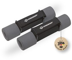 Schildkröt fitness dumbbell set 2x 1.0kg met verstelbare handstrap