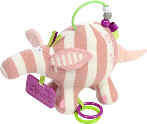 Dolce Toys speelgoed Primo activiteitenknuffel mierenbeer Alice - 18 cm