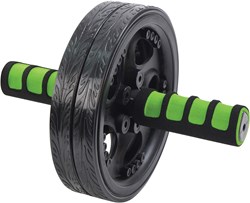 Schildkröt fitness AB roller met dubbele wielen en ergonomische handgrepen