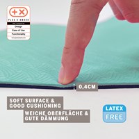 Schildkröt yoga mat tweekleurig navy mint - antislip oefenmat 4mm-2