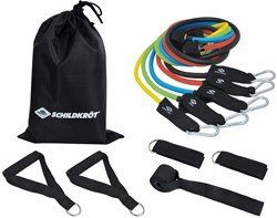 Schildkröt weerstandsbanden fitness set - 5 niveaus - training thuis