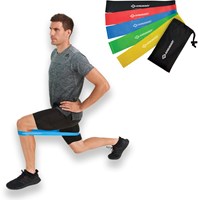 Schildkröt fitness mini weerstandsbanden set 5 stuks latex training