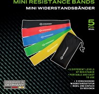 Schildkröt fitness mini weerstandsbanden set 5 stuks latex training-2