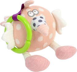 Dolce Toys baby speelgoed Primo papegaai Penelope - 19 cm - kraamcadeau meisje / jongen - 0 jaar / 6 maanden