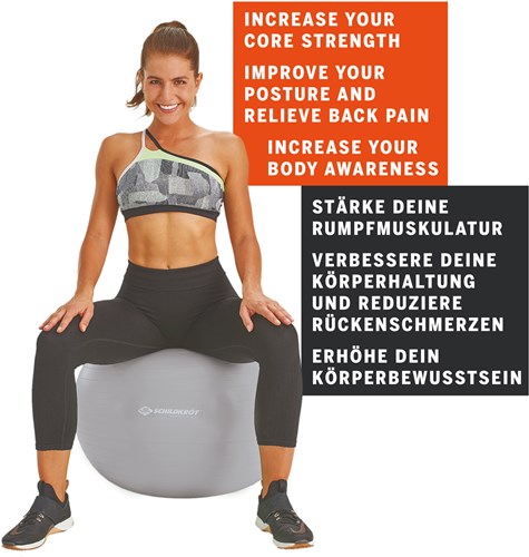 Schildkröt fitness gymnastiekbal 75cm - yoga zitbal anti-burst-3
