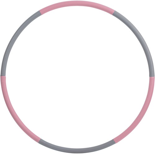 Schildkröt anneau hula hoop fitness 90cm gris rose effet massage