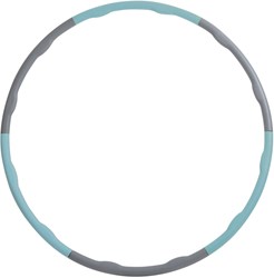 Schildkröt fitness hoelahoep ring 100cm antraciet blauw massage effect