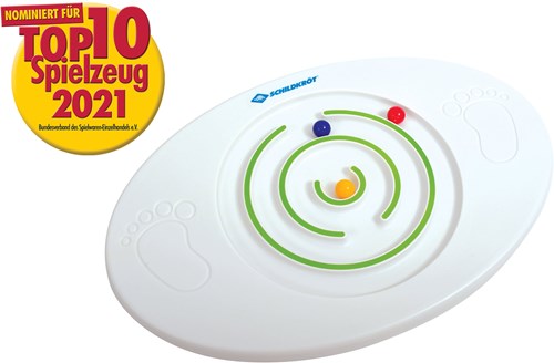 Schildkröt balance board voor kinderen met ballenlabyrint 45x30cm