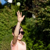 Schildkröt mini neopreen speelballen set - waterbestendig speelgoed-3