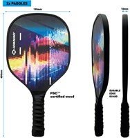 Schildkröt Pickleball set voor 2 spelers - Racket sport speelgoed-2