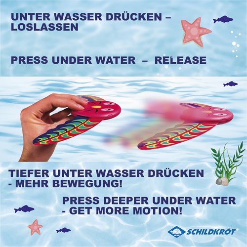 Schildkröt onderwater speelgoed glider set - kleurrijke roggen duikspeelgoed-3