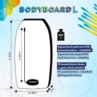 Schildkröt bodyboard L - surf plezier voor kinderen en volwassenen-2