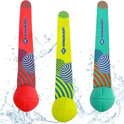 Neoprene duikballen set - water speelgoed voor kinderen - 3 stuks