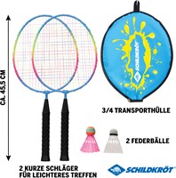 Schildkröt badminton set junior voor kinderen - recreatief speelgoed-2