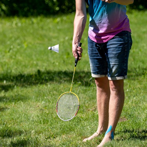 Schildkröt badminton set 2 spelers recreatief met rackets en shuttles-2