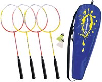 Schildkröt set de badminton pour 4 joueurs avec raquettes et volants