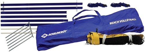 Schildkröt volleybalnet set strand en tuin - compleet met draagtas