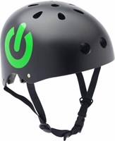 Coconuts kinderhelm fietshelm zwart on off verstelbaar veilig Black on/off