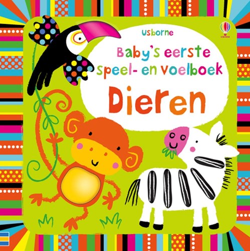 Usborne baby voelboek dieren - interactief speelboek voor baby's
