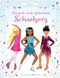 Harlekijn mode stickerboek schaatsers - creatief stickerplezier 4+