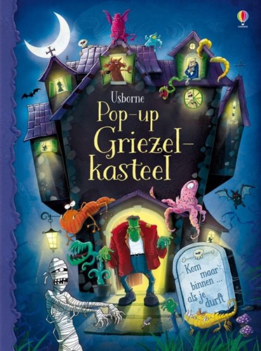 Usborne livre pop-up château hanté pour enfants - livre interactif d'horreur 5+