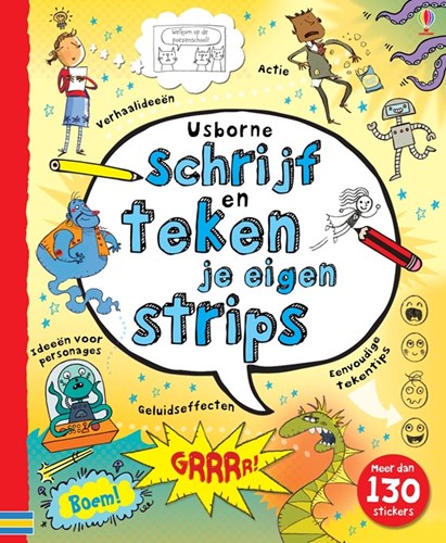 Usborne Creatief strips maken boek voor kinderen vanaf 8 jaar