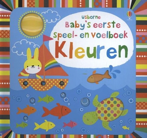 Usborne baby voelboek kleuren - interactief kartonboek +6 maanden