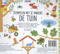 Usborne livre créatif tampons jardin - empreintes digitales pour enfants 4+-2